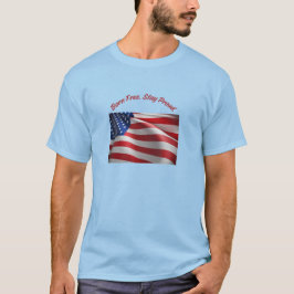 ボーンフリー ステイプラウド アメリカ国旗Tシャツ Tシャツ