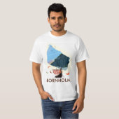 ボーンホルム島ヴァイキング地図 Tシャツ (正面フル)