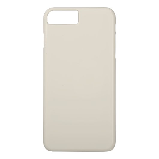 ボーンホワイト iPhone 8 Plus/7 Plus カバー (裏面)