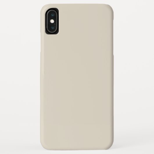 ボーンホワイト iPhone XS Max カバー (裏面)