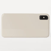 ボーンホワイト iPhone XS Max カバー (裏面(横))