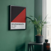 ボーンマスさくらんぼ赤と黒 – 全幅 ポスター