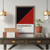 ボーンマスさくらんぼ赤と黒 – 全幅 ポスター