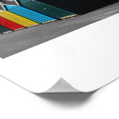 ボーンマスビーチハッツ ポスター (角)