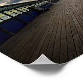 ボーンマス桟橋ドーセットイングランド ポスター (角)