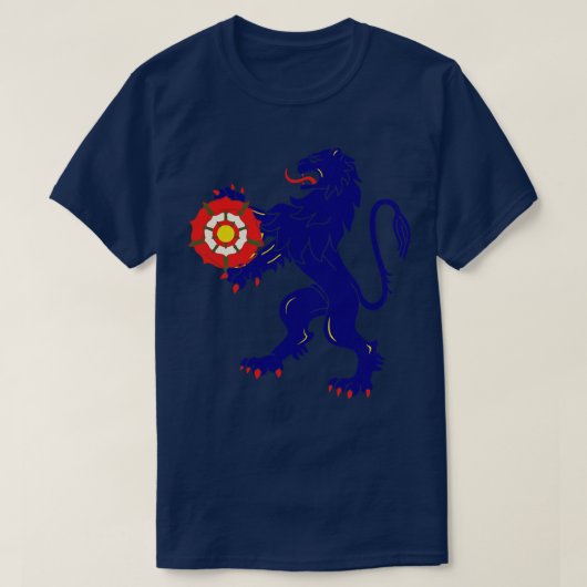 ボーンマス・イングランド州旗 Tシャツ (デザイン正面)