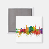 ボーンマス・イングランド・スカイライン マグネット (正面/裏面)