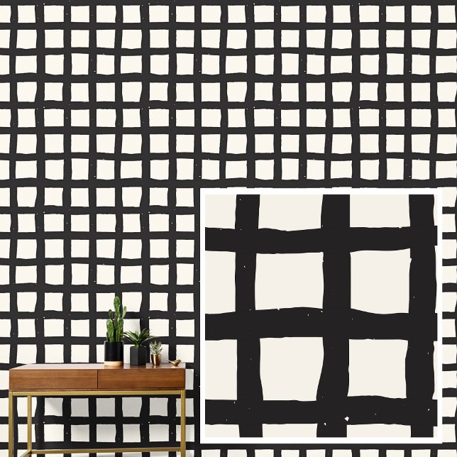 ボーン上の黒いグリッドの正方形 壁紙 (クリエイターアップロード済み)