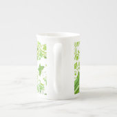 ボーン中国マググリーンフローラ ボーンチャイナマグカップ (裏面)