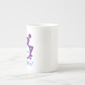 ボーン中国マグ – ホイールがある場所 ボーンチャイナマグカップ (正面)