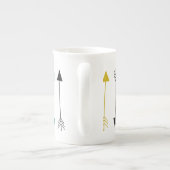 ボーン中国マグ – 部族の矢印 ボーンチャイナマグカップ (裏面)
