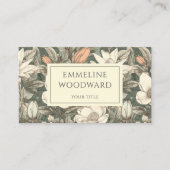 ボーヴィンテージフローラ植物名刺 名刺 (正面)