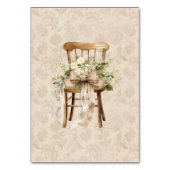 ボーヴィンテージフローラ結婚植物表番号 テーブルナンバー (裏面)