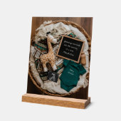 ボーヴィンテージ妊娠の告知おもしろい アクリルサイン (傾斜)