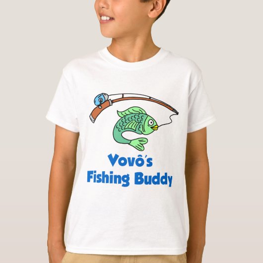 ボーヴォ魚釣りバディ Tシャツ (正面)