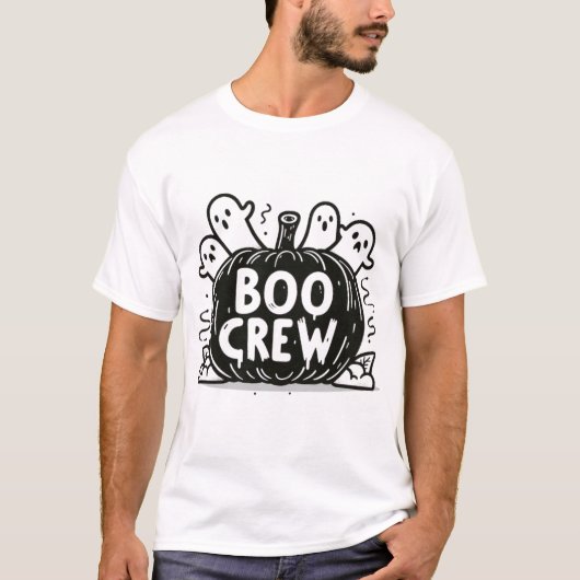 ボー不気味クルーのハロウィーン Tシャツ (正面)