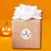 ボー不気味ハッピーハローウィン ラウンドシール