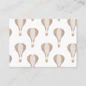 ボー子供部屋ベビーシャワーベビー本 エンクロージャーカード (裏面)