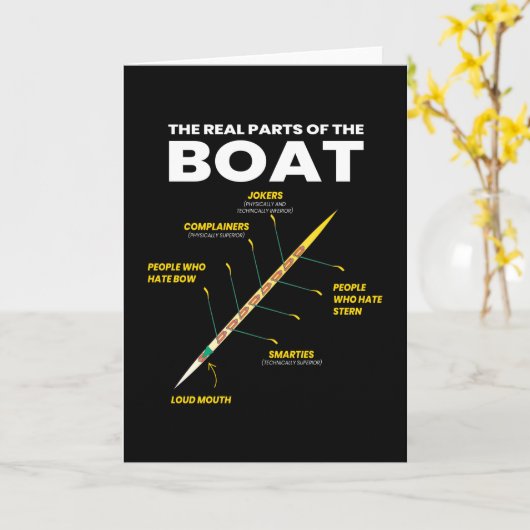 ボー実在ト漕ぎ手の部分 カード (黄色い花)