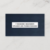 ボー市松模様にドの背景 名刺 (裏面)