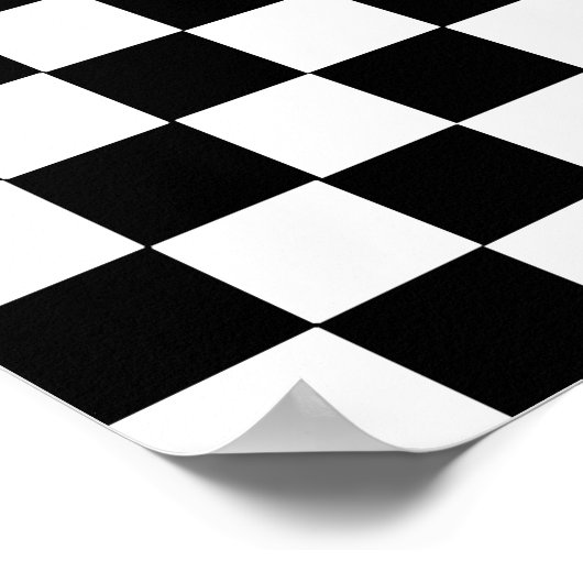 ボー市松模様にド・ポスター ポスター (角)