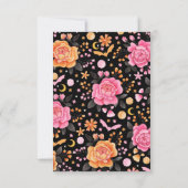 ボー感謝していハローウィンパーティありがとう サンキューカード (裏面)