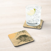 ボー日本のル絵画ズ豚の年〔占星術の〕十二宮図誕生日C コースター (右側)