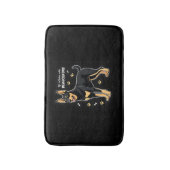 ボー最高のスシェプドッグのタンクトップでの生活 バスマット (正面縦)