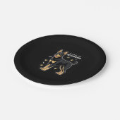 ボー最高のスシェプドッグのタンクトップでの生活 ペーパープレート (アングル)