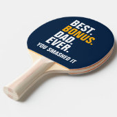 ボー最高のナスパパを殺した事は無い 卓球ラケット (正面アングル)