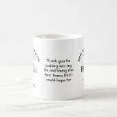 ボー最高のナスパパパーソナライズされた コーヒーマグカップ (中央)
