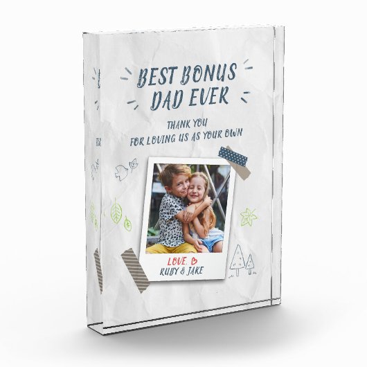 ボー最高のナスパパファーザーズカスタムデイ フォトブロック (左)