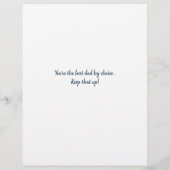 ボー最高のナスパパ父の日ステプダッドのカスタム写真 (裏面)