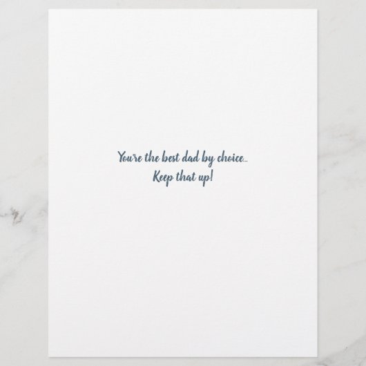 ボー最高のナスパパ父の日ステプダッドのカスタム写真 (裏面)