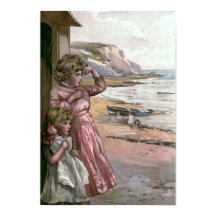 「ボー父のト」ヴィンテージブックイラストレーション