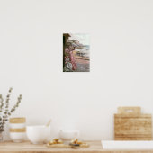 「ボー父のト」ヴィンテージブックイラストレーション ポスター (キッチン)