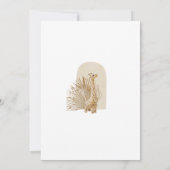 ボー男女兼用ー子供部屋移動式ベビーシャワー 招待状 (裏面)