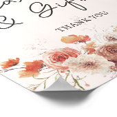 ボー秋フローラカードとギフトポスター ポスター (角)