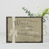 ボー素朴アンドバーラップ結婚ズ 招待状 (スタンド正面)
