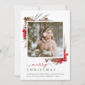 ボー素朴ウ |ホリデーフォトカード シーズンカード (正面)