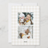 ボー素朴ウ |水彩クリスマスフォト シーズンカード (裏面)