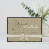 ボー素朴ドとバーラップ結婚の反応 出欠カード (スタンド正面)