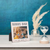 ボー素朴パーソナライズされたナスパパ義父撮影 フォトプラーク (インサイチュ)