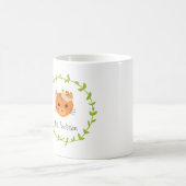 ボー素朴フォレストキャッツ結婚式招待状 コーヒーマグカップ (中央)