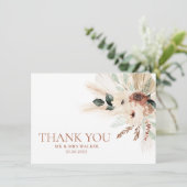 ボー素朴フローラ結婚ズMAEVE サンキューカード (スタンド正面)