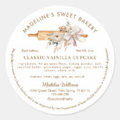 ボー素朴フローラ転がピンコテージ食品法 ラウンドシール (正面)