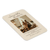 ボー素朴ホ結婚ハート マグネット (右側)