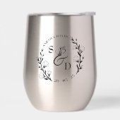 ボー素朴モノグラムのイニシャル結婚ズ (左面)