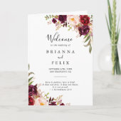 ボー素朴ーカラフルフローラ折り結婚曲げ プログラム (正面)