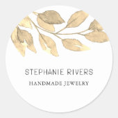 ボー素朴ージュエリーメーカー ラウンドシール (正面)